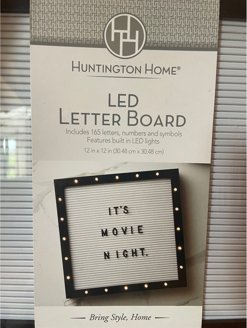 Huntington Home LED Letter Board